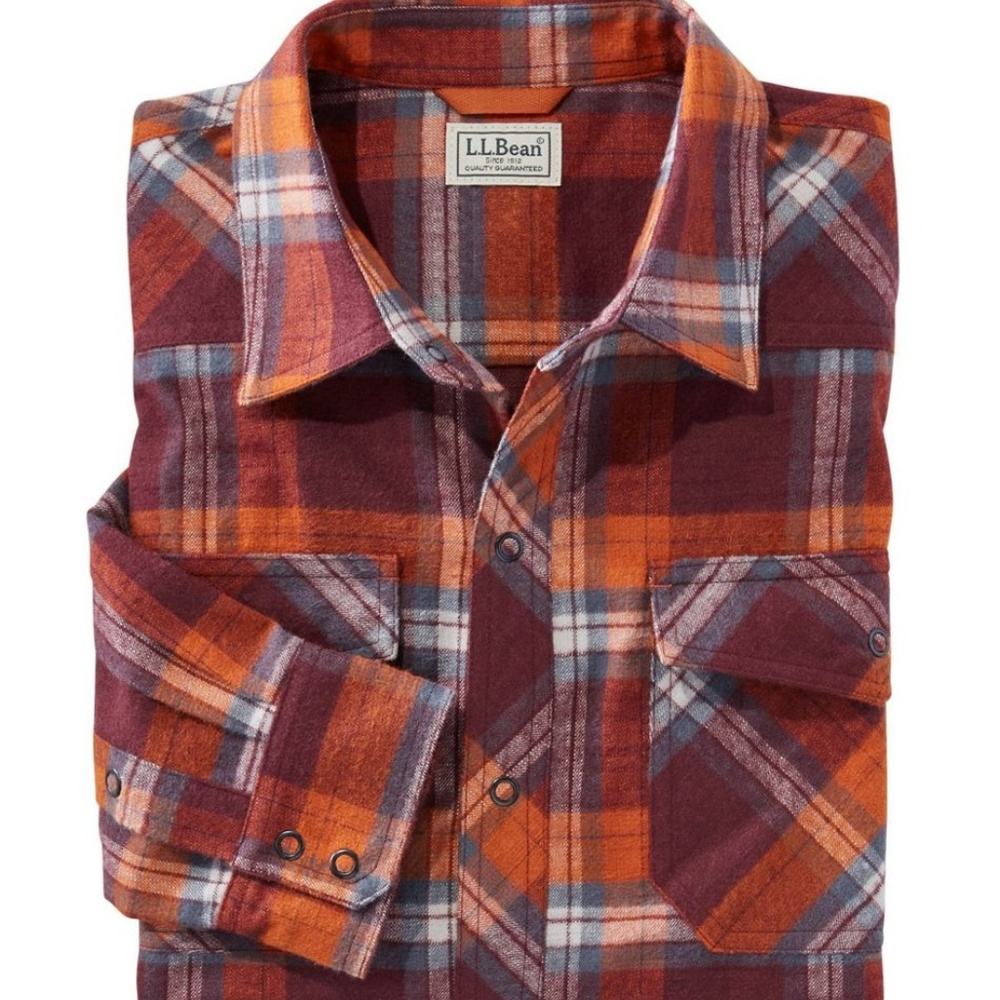 L.L. Bean NWT Performance Flannel Shirt